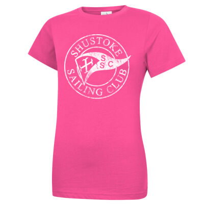 Shustoke SC Ladies Distressed T-shirt Thumbnail